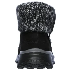 SKECHERS Women's Easy Going Heighten Fold Over Knit Collar Bootie -Skechers 2061762 001 alt3