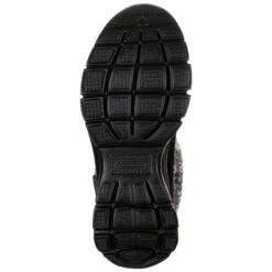 SKECHERS Women's Easy Going Heighten Fold Over Knit Collar Bootie -Skechers 2061762 001 alt5