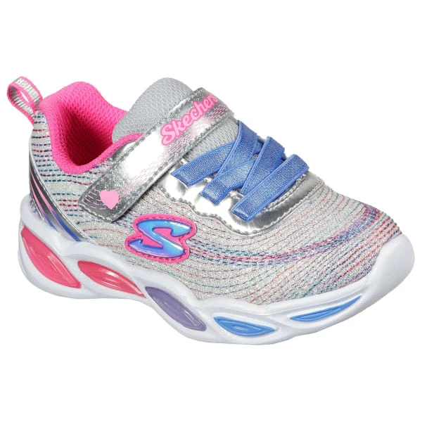 SKECHERS Infant/Toddler Girls' S Lights: Shimmer Beams - Sparkle Glitz Sneaker 1 SKECHERS Infant/Toddler Girls' S Lights: Shimmer Beams - Sparkle Glitz Sneaker