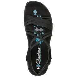 SKECHERS Women's Reggae Slim - Takes Two Sandal -Skechers 2079427 001 alt3